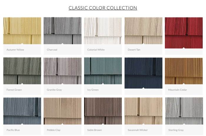 Vinyl Siding Color Selection Vinyl Siding Colors: 20 Ideas For Picking