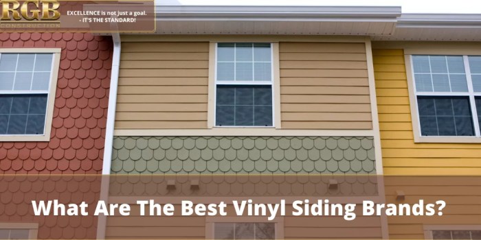 What Are The Best Vinyl Siding Brands? | RGB Construction
