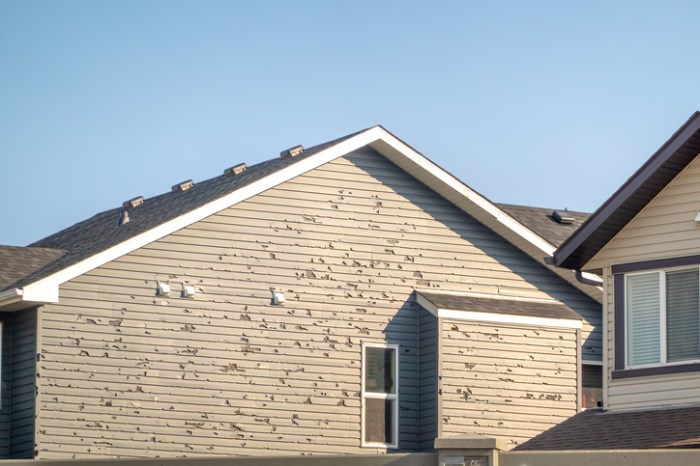 Hail Storm Damage Vinyl Siding Repair | Siding repair, Vinyl siding ..<div class=